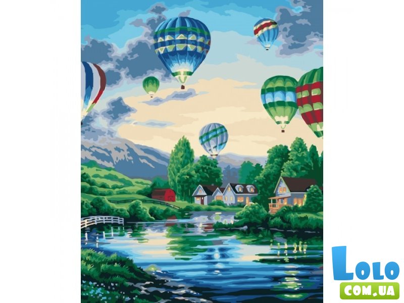 Картина по номерам Воздушные шары 2. Идейка (40х50 см)