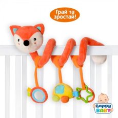 Подвеска-спираль на кроватку Лисичка, Limo Toy