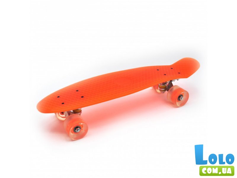 Скейт для катания Penny Board, Максимус (оранжевый)