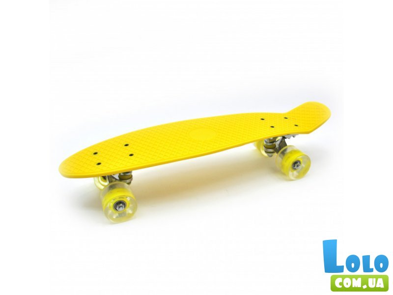 Скейт для катания Penny Board, Максимус (желтый)