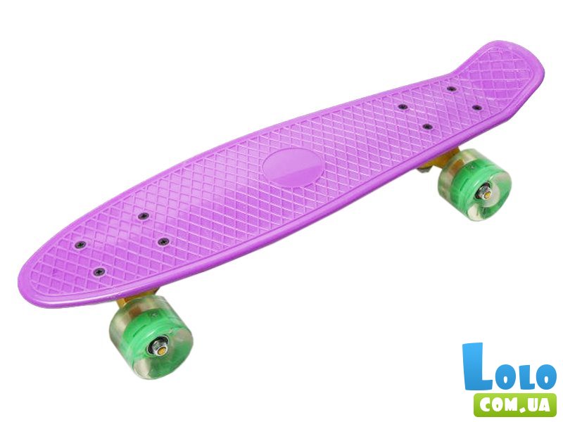 Скейт для катания Penny Board, Максимус (фиолетовый)
