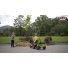 Детский трактор на педалях с прицепом, передним и задним ковшами Claas Arion, Falk (зеленый)