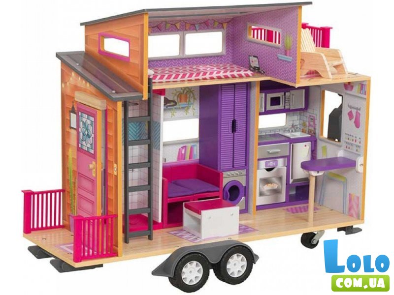 Кукольный домик прицеп Teeny House, KidKraft