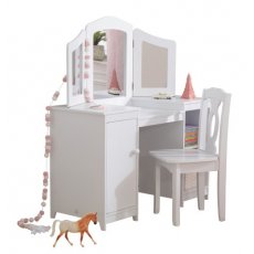 Детский туалетный столик Deluxe Vanity and Chair, Kidkraft