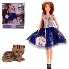 Кукла с котиком и аксессуарами Emily