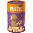 Пазл и игра Где моя мама, Mon Puzzle, 20 эл.