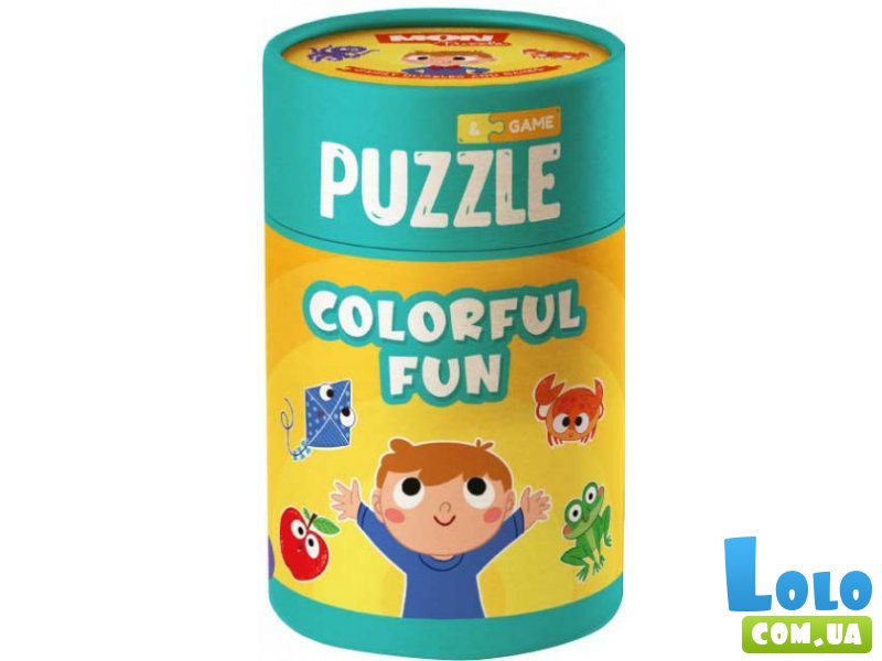 Пазл и игра Цветные развлечения, Mon Puzzle, 24 эл.