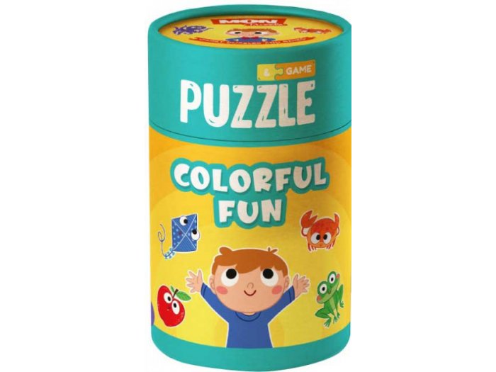 Пазл и игра Цветные развлечения, Mon Puzzle, 24 эл.