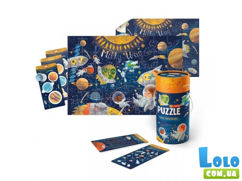 Пазл и игра Космическое приключение, Mon Puzzle, 40 эл.