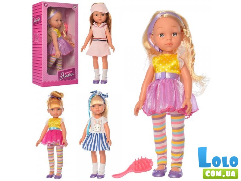Кукла с расческой Яринка, Limo Toy (в ассортименте)