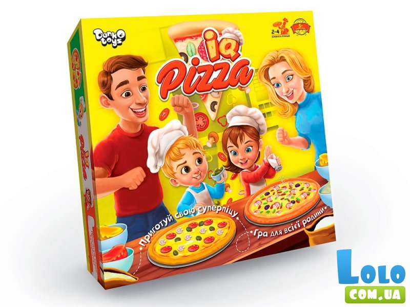 Настольная развлекательная игра IQ Pizza, Danko Toys (укр.)