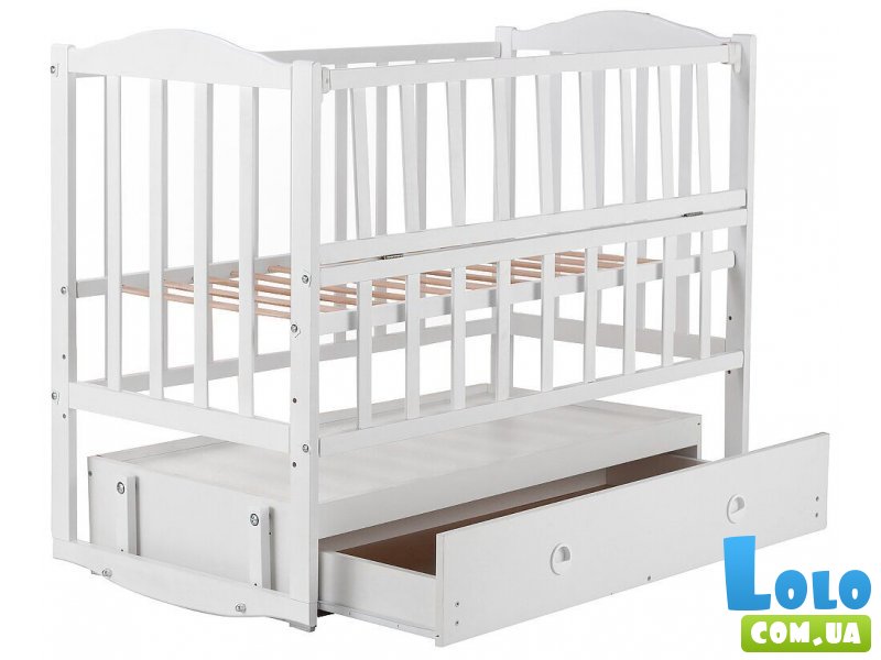 Кроватка Зайчонок ZL301, Babyroom (белая)