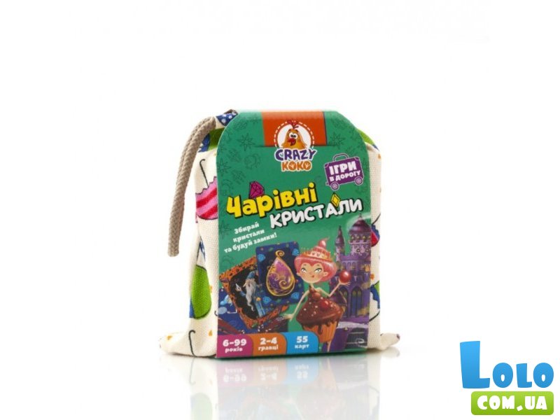 Настольная игра в мешочке Волшебные кристаллы, Vladi Toys (укр.)