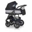 Универсальная коляска 2 в 1 Laser Black, Verdi (черная)