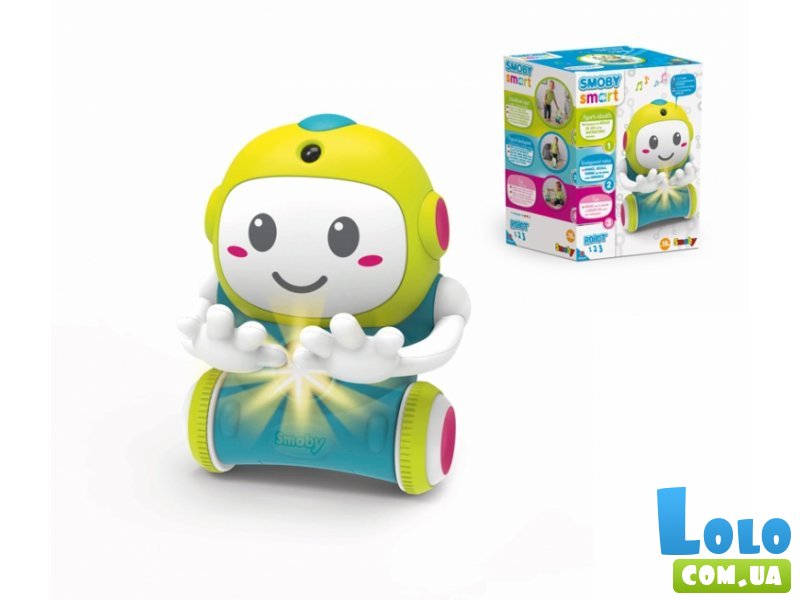 Интерактивная игрушка Смоби Смарт. Робот 1-2-3, Smoby (4 языка)