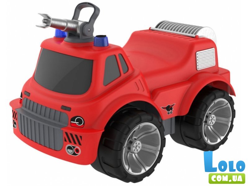 Машинка для катания малыша с водным эффектом Пожарная, Big (красная)