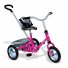 Детский металлический велосипед Зуки с багажником, Smoby (розовый)