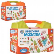Развивающая игрушка Креативна мозаїка 2 в 1, Limo Toy, 119 дет./ 97 дет. (в ассортименте)