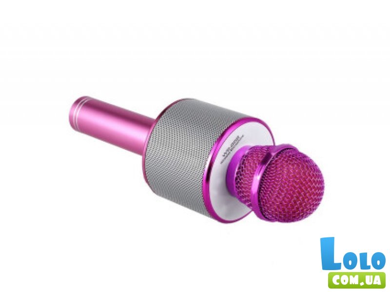 Беспроводной микрофон для караоке Wster Pink (розовый)