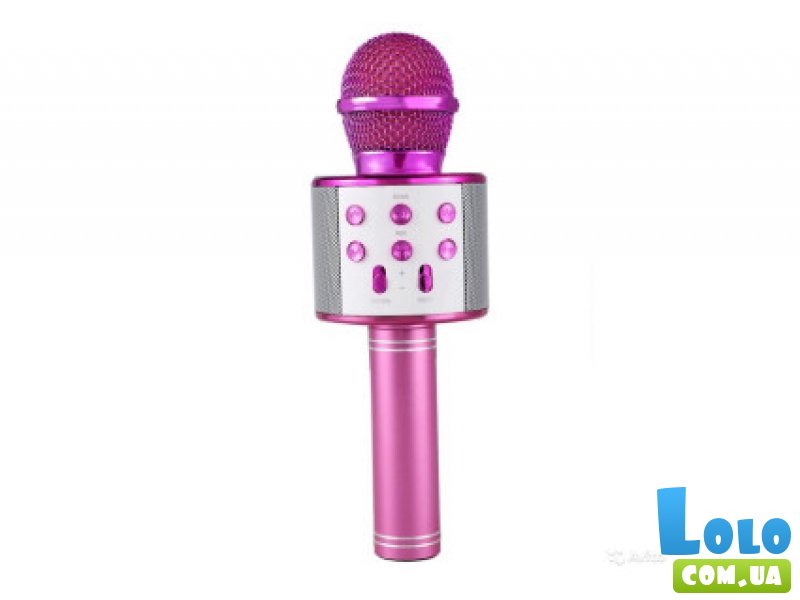 Беспроводной микрофон для караоке Wster Pink (розовый)