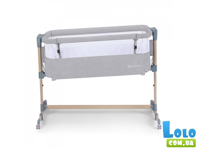 Детская кроватка Neste Air Wood Grey Melange, Kinderkraft (дерево светло-серый меланж)