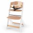 Детский стульчик для кормления Enock White Wood, Kinderkraft (деревянный белые ноги)
