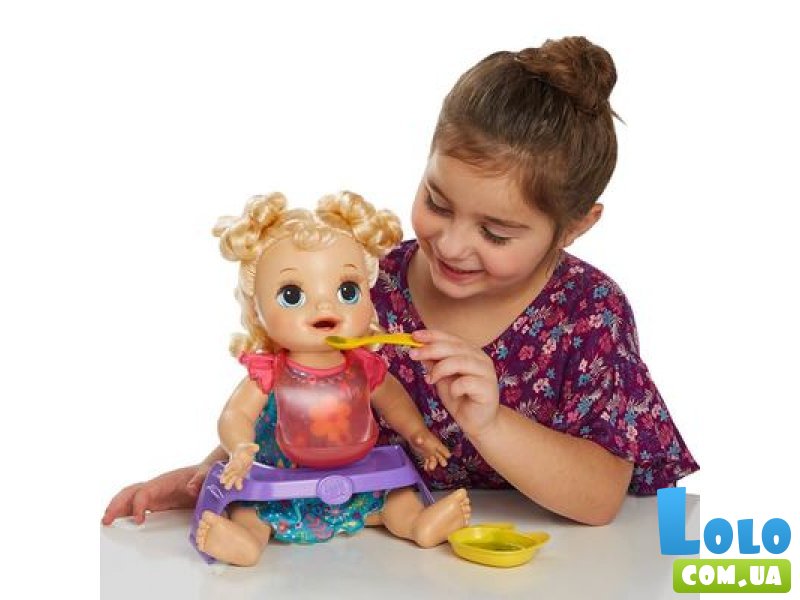 Кукла Baby Alive Счастливый-голодный ребёнок, Hasbro (рус, укр)
