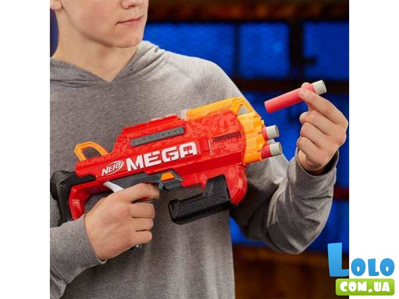Игрушечный бластер Nerf Mega Bulldog, Hasbro