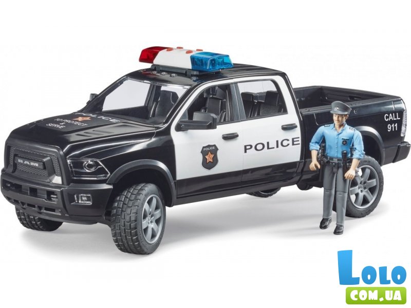 Машина Полицейский пикап Wrangler с полицейским, Bruder