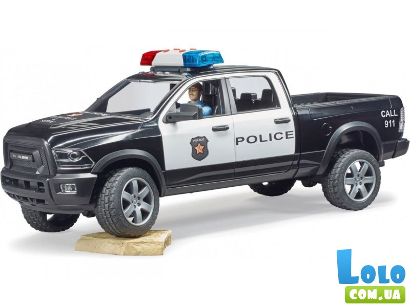 Машина Полицейский пикап Wrangler с полицейским, Bruder