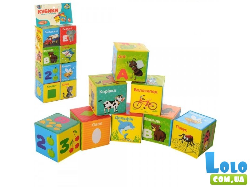 Кубики для купания Азбука, Limo Toy