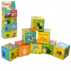 Кубики для купания Азбука, Limo Toy