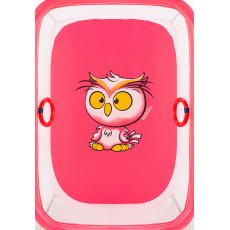 Манеж LUX-02, Qvatro (розовый owl)