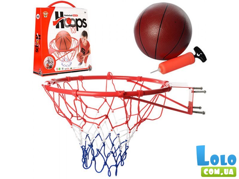 Игровой набор Баскетбольное кольцо с мячом Hoops