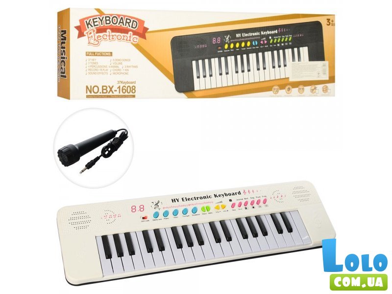 Синтезатор с микрофоном (37 клавиш)