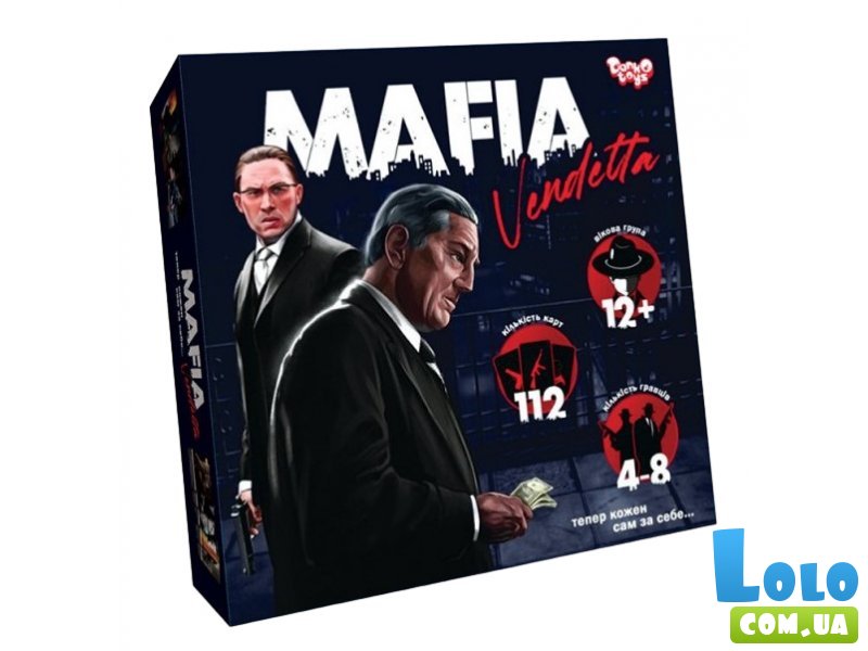 Настольная игра Mafia Vendetta, Danko Toys (укр.)