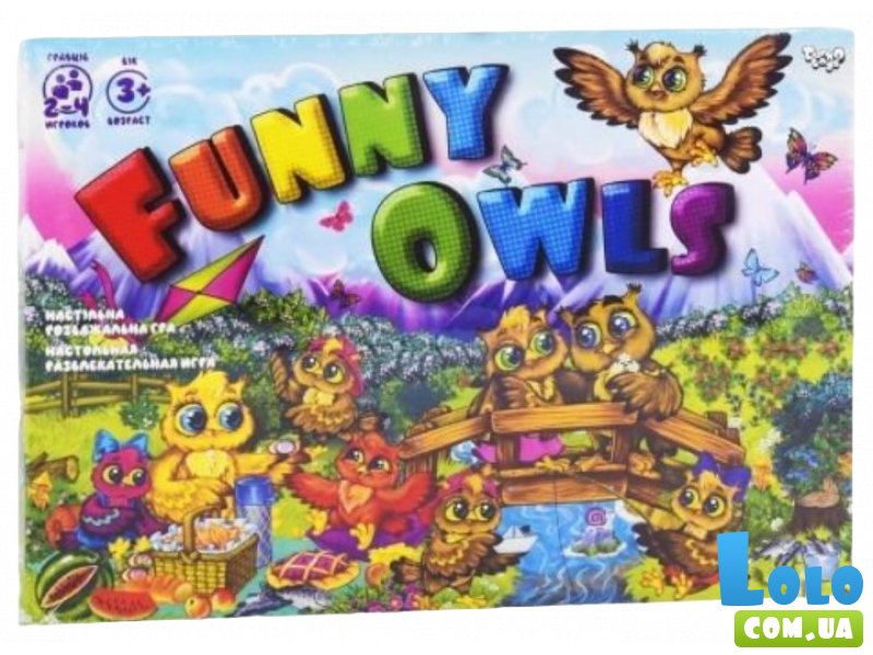 Настольная развлекательная игра Funny Owls, Danko Toys