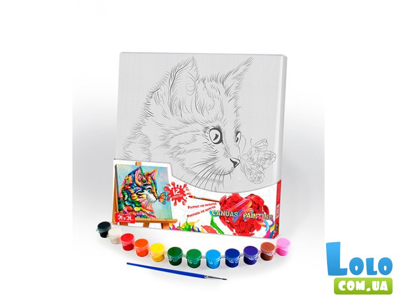 Роспись на полотне Canvas Painting Кот, Danko Toys