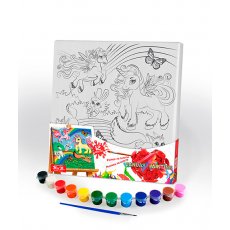 Роспись на полотне Canvas Painting Пони и радуга, Danko Toys