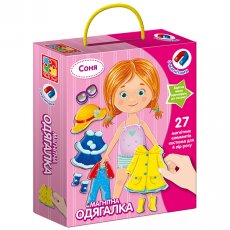 Настольная игра Магнитная одевалка Соня, Vladi Toys