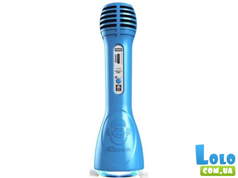 Беспроводной караоке-микрофон 4 в 1 Party Mic PM-6 Blue, iDance (синий)
