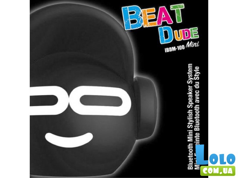 Портативная Bluetooth-колонка Beat Dude Mini 5W, iDance (черная)