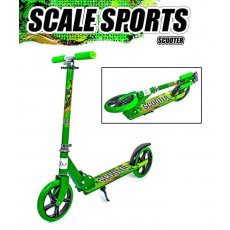 Складной двухколесный самокат, Scale Sports (салатовый)
