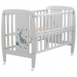 Кроватка Жирафик DJO-01, Babyroom (серая)