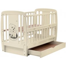 Кровать Собачка DSMYO-3, Babyroom  (бук слоновая кость)
