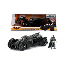 Машина металлическая Бэтмобиль с фигуркой Бэтмена: Рыцарь Аркхема, Jada