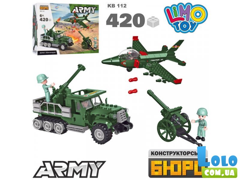 Конструктор Военная техника, Limo Toy (KB 112), 420 дет.