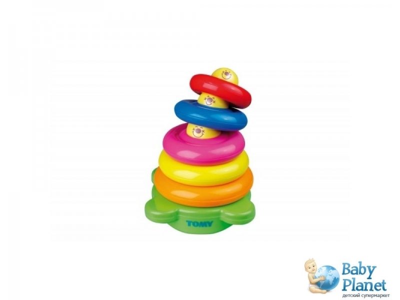 Развивающая игрушка Tomy "Забавная пирамидка" (6634)