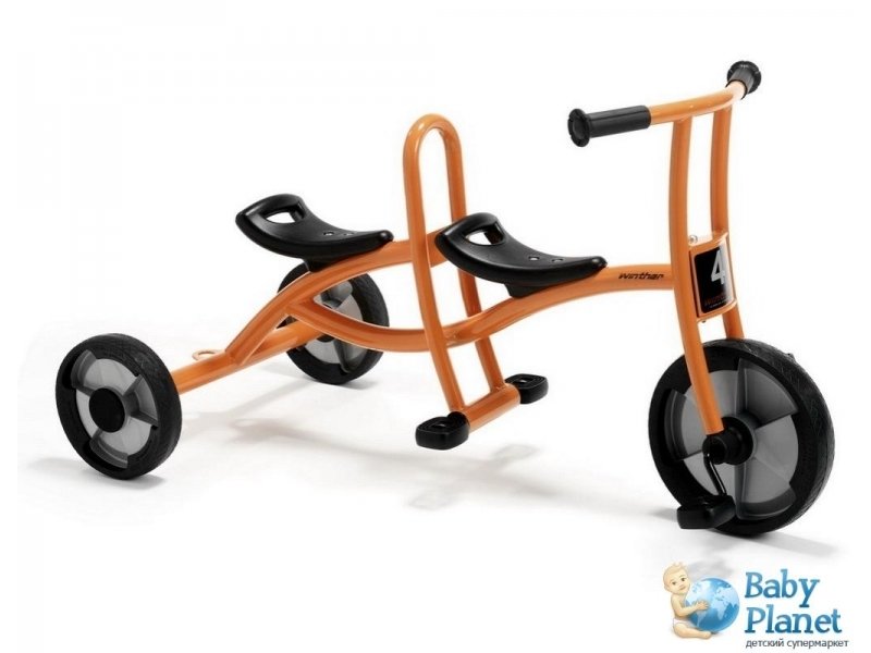 Трехколесный велосипед Winther "Серкалайн такси" 55400 (оранжевый с черным)