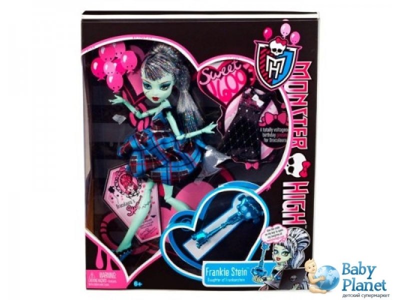 Кукла Monster High "Френки", серия "Сладкие 1600" (Ш9190)